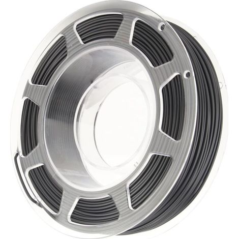 Filamento Ulisem PLA+ 1,75 mm Nero, Filamento per stampa 3D PLA+ 2.0 aggiornato, più forte e resistente, Precisione dimensionale 20-50 mm/s (1/4)