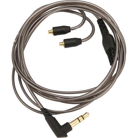 Câble de remplacement pour écouteurs, en cuivre étamé, HiFi, prise jack 3,5 mm MMCX, coudé, pour SE425 UE900AM PRO30, 1,2 m (3,9 pi) (1/5)