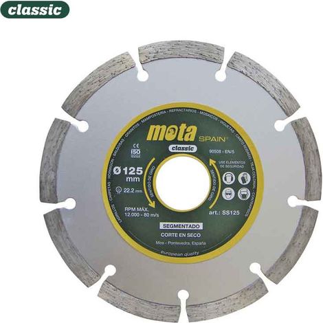 Disque de lissage segmentaire diamanté ø125mm ss125 mota (1/3)