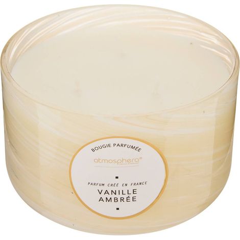 Candela profumata wavy amber vanilla 540g - Atmosphera créateur d'intérieur