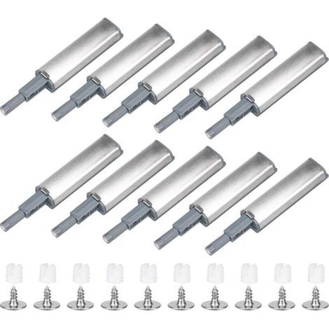 10 Pièces Push to Open Aimant Porte Placard Amortisseur Tiroir de Magnétiques Poussoir pour la Porte de l'Armoire, Tiroir, Meuble (1/4)