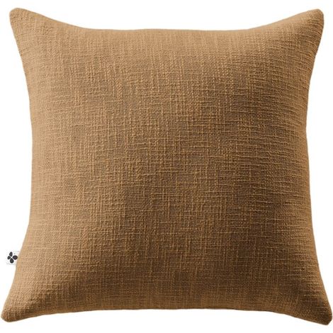 Coussin déhoussable "Sixtine" 45 x 45 cm L'effet Papillon - Sixtine Camel - (1/2)