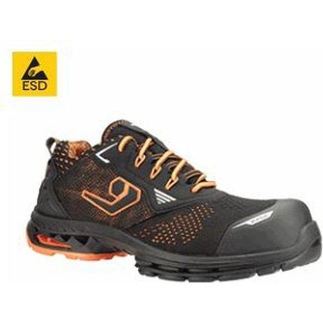 Chaussures de sécurité basses Berlin noir / orange - S1PS ESD LG SC FO SR-CA-B1704-0WA P42 - Base Protection