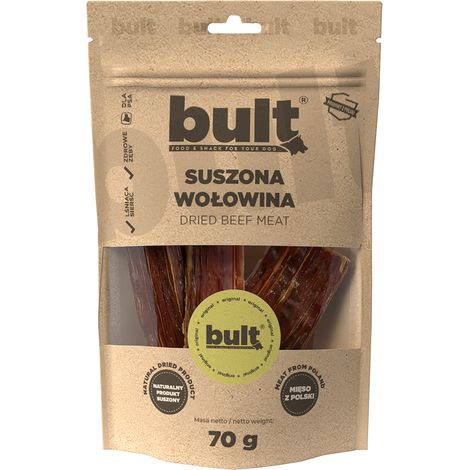 BULT masticable natural para perros, carne de res deshidratada, 70 g. (1/3)