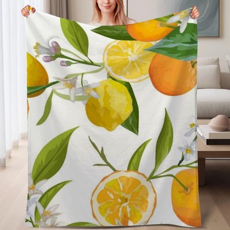 Couverture de lit en polaire, douce et chaude en microfibre printemps-été, décoration intérieure, cadeau pour femmes et hommes, 6080 pouces (1/4)