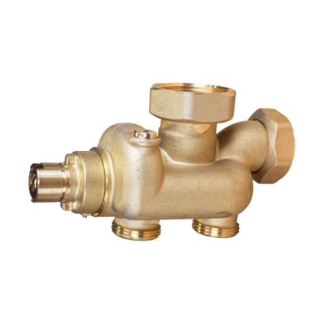 Ricambio gruppo valvole miscelatrice con supporto motore. Caleffi F19223  Oro