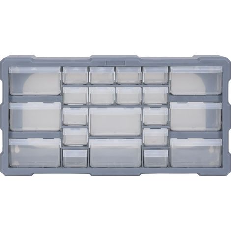Organisateur multi-tiroirs avec 22 tiroirs 49x16x25,5 cm