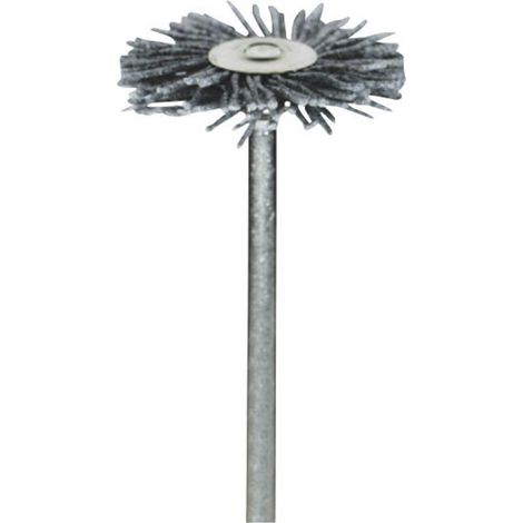 Brosse abrasive couronne - 1 pièce - Diamant synthétique - Nettoyage haute vitesse 20000 tr/min - Métaux et soudures - Ø 26mm queue 3,2mm (1/3)
