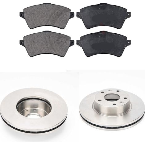 KIT FRENI ANTERIORI compatibile con LAND ROVER FREELANDER (L314) - DISCHI + PASTIGLIE OEM: FDB1473 / 17389 /SOSTITUZIONE DIRETTA/BASSA POLVERE/SILENZIOSO (1/5)