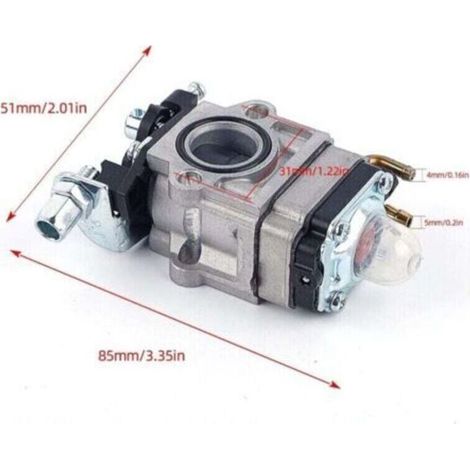 Freischneider mit 52-cm³-, 49-cm³- oder 43-cm³-Vergaser. Vergaser-Reparatursatz mit Dichtung, Zündkerze und Kraftstofffilter. (1/3)