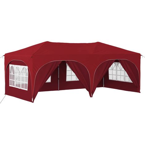 Maison Exclusive - Pop-up Partyzelt 575 x 288 x 245 cm Bordeauxro (1/5)