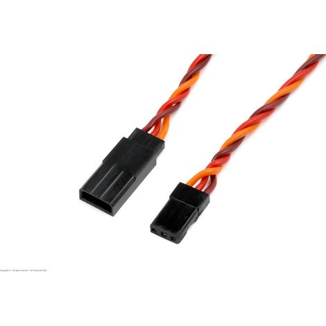 Revtec - Servo Extension Lead - HD Silicone Twisted - JR/Hitec - 22AWG / 60 Strands - 100cm - 1 pc