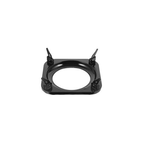 Support Antidérapant pour Cuisinière à Gaz en Métal Noir 1 Pièce Résistant à la Chaleur Adapté à Usage Cuisine Sécurisée et Stable