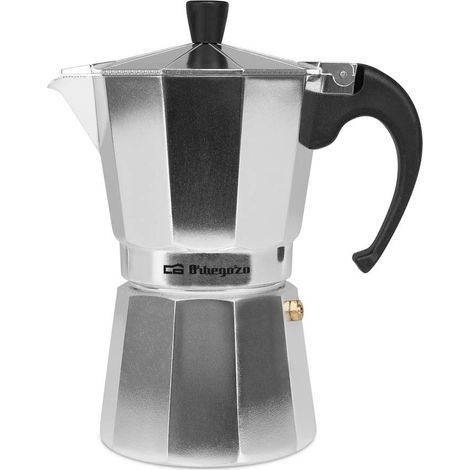 Cafetera Orbegozo KF 600 aluminio 6 tazas