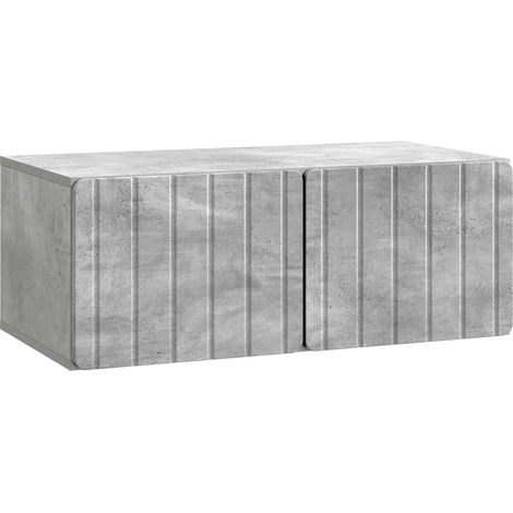 Maison Exclusive - Mobile Porta TV da Muro 78,5 x 41 x 30 cm Grigio Cemento (1/5)