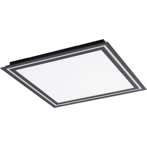 LED Deckenleuchte "Leicy" aus Metall dimmbar mit Fernbedienung für Wohnzimmer & Esszimmer von Lucande (1/5)