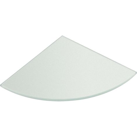 Sapho Accesorios - Estante esquinero, cristal lechoso 22487 (1/2)