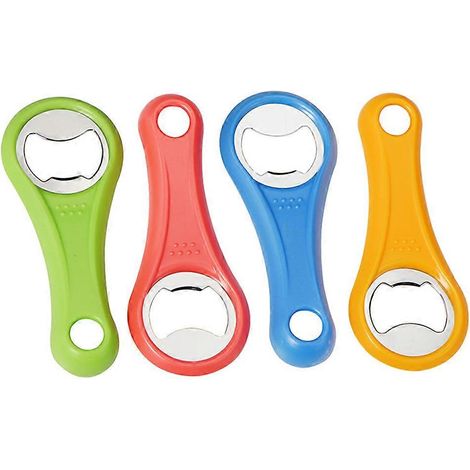 Portable Beer Soda Bottle Opener Stainless Steel Plastic Multifunctional Bottle Opener (1/3)