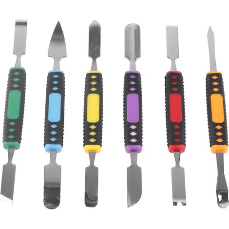 Lot de 6 outils de démontage doubles extrémités pour réparation de téléphone, PC portable et montre connectée (1/5)