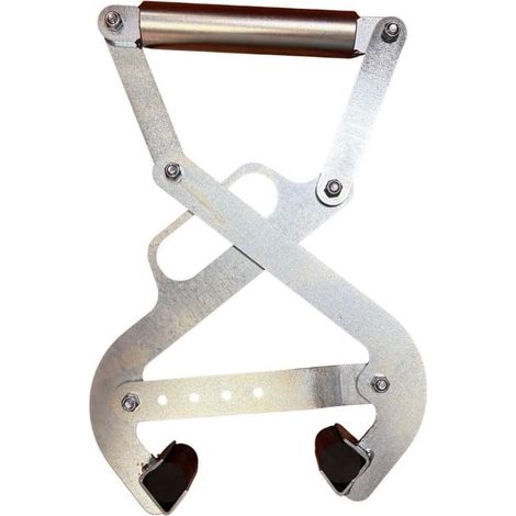Pince de levage pour pavés réglable 40–140 mm, 70 kg, galvanisée, pour pavés, bordures et plaques béton