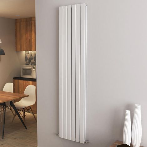 AICA Flat Panel Radiator Designer Central Heating Vertical 1800x408mm Double White