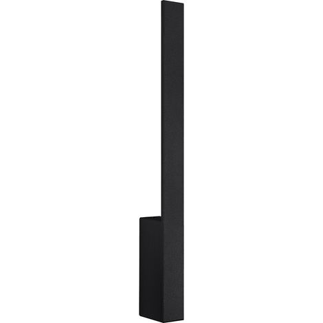Flurleuchte Wandleuchte Wohnzimmerlampe LED Wandlampe Alu Schwarz H 50 cm 4000K (1/5)