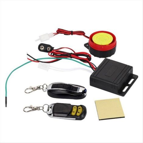Alarme Moto - Système Antivol 12 V avec Télécommande - Pour Motocyclette et Vélo Électrique - 1 Pièce (1/5)