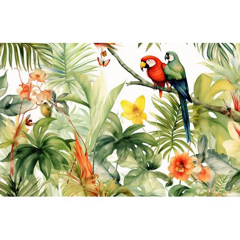 Papier peint panoramique - Motif Tropical - 130 cm x 83 cm (1/2)