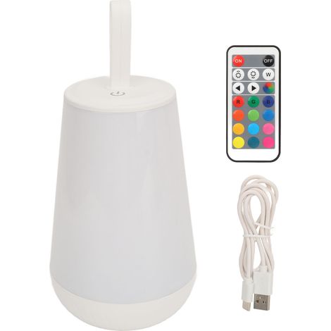 Lampe LED Tactile Toivize Rechargeable USB 13 Couleurs RGB Télécommande Design Portable pour Chambre Salon Camping (1/5)