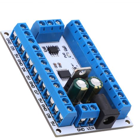 Sensormodul 8-Kanal R4DCB08, RS485-Schnittstelle für papierlose Schreiber, SPS, 6–24 V (1/5)