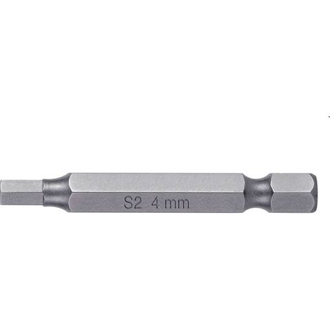 Puntas para destornillador hexagonal - 4 mm, 50 mm - 5 puntas