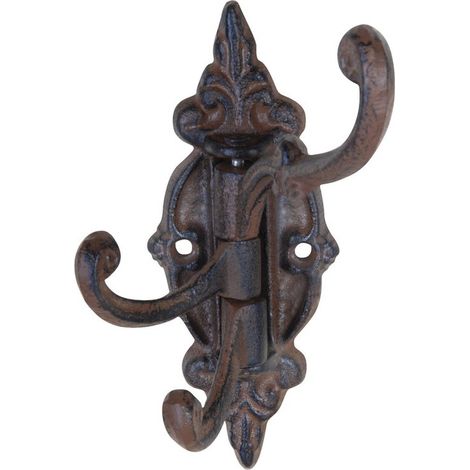 Colgador de pared giratorio de hierro fundido