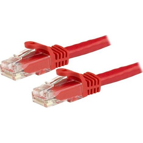 StarTech.com Cavo di Rete Rosso Cat6 UTP Ethernet Gigabit RJ45 Antigroviglio - 50cm (1/3)