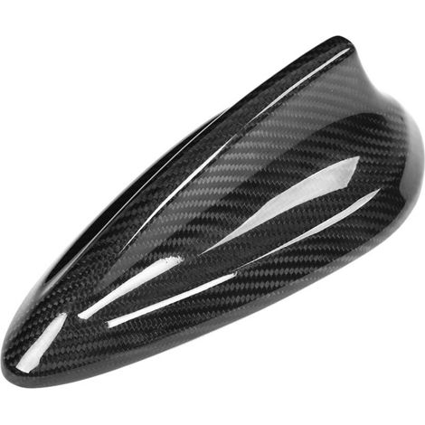 Aileron de requin d\'antenne de voiture, couvercle d\'antenne en fibre de carbone, ne se décolore pas, robuste et résistant à l\'usure pour le remplacement du réaménagement automatique, série 2 3 4 5