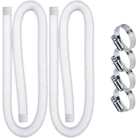 Tuyau d'aspiration pour piscine 39 pouces – 1,25 pouces diamètre – Polyéthylène flexible résistant aux UV – Compatible pompes 330/530/1000 GPH (1/5)