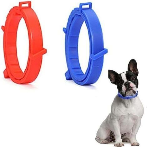 Collare antipulci a 2 pezzi per cani, gatti e cani, regolabile e impermeabile, adatto ad animali di piccola, media e grande taglia. (1/5)