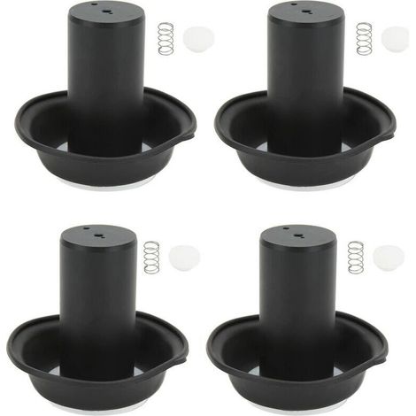 Carb Piston Vacuum Diaphragms Kit, 4sets Carburateur Vacuum Diaphragms Piston Kit Remplacement pour Vmax 1200 VMX1200 1985‑2007 (1/5)