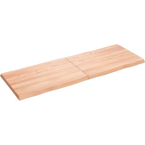Dessus de table  Dessus de bureau  Plateau de table bois massif traité bordure assortie