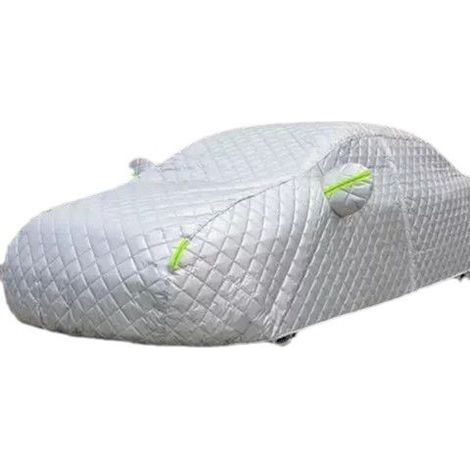 Housse de Voiture Spécifique pour Audi A6L, Housse de Protection Automobile en Couette Épaisse d'Hiver, Tissu Oxford Imperméable, Anti-Neige, Anti-Givre, Anti-Hail
