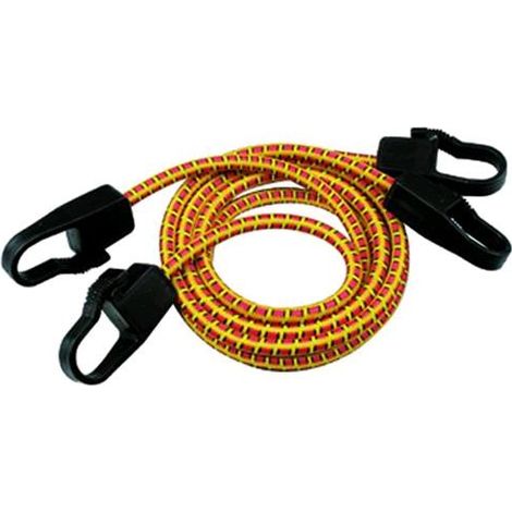 Corde Elastiche Rinforzate Con Ganci In Plastica Mm. 8X1200 10Pz