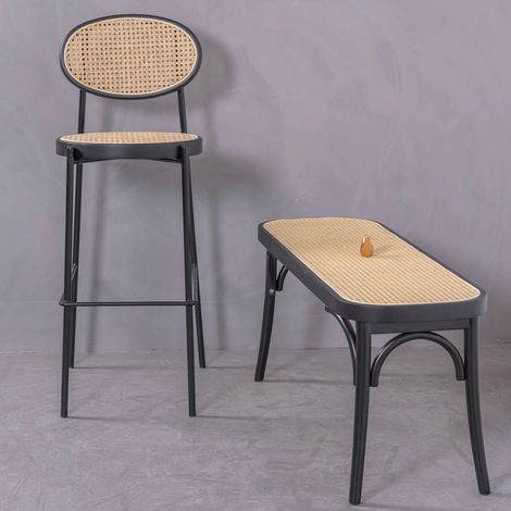 Nest Dream - Tabouret vintage - North - Noir