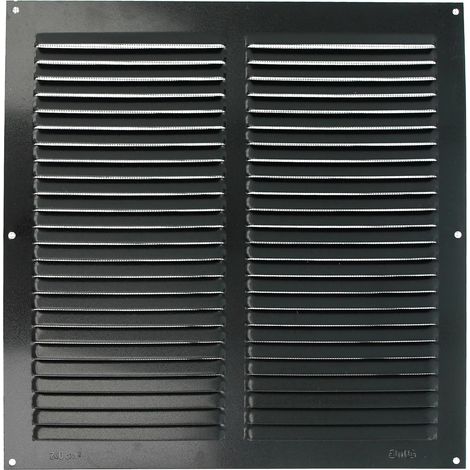 Grille de Ventilation - 1 Pièce - Aluminium avec Moustiquaire - Flux d'Air Optimisé - Cuisine Salle de Bain - 300x300 mm (1/5)