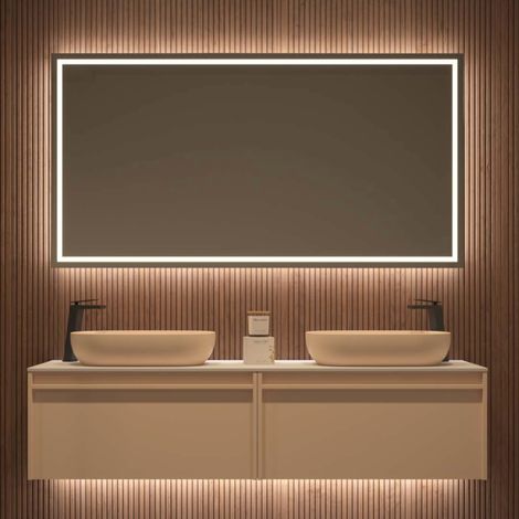 LEDIMEX - espejo 120x80cm LED retroiluminado