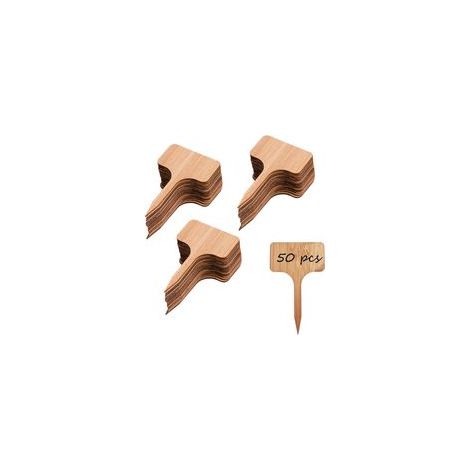Bambusstäbe für Gartenpflanzen 50 Stk  - Crezuo
