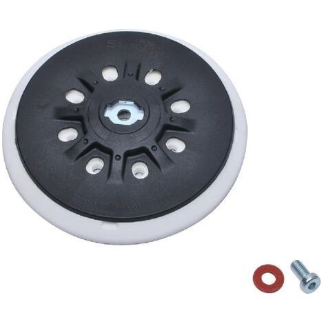 150 mm (6 pouces) Plateau de ponçage 8 trous compatible avec les ponceuses orbitales Bosch Festool ETS 150, ETS EC 150, LEX 150, WTS 150/7 498987 (souple) (1/5)