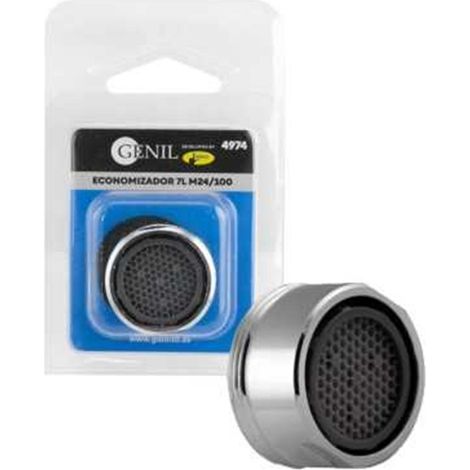 Economizador De Agua HEMBRA 7 Litros - 22/100 - Metal Cromado - Pack 25 Uds