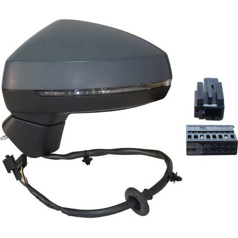 Rétroviseur rabattable électriquement gauche à peindre chauffant 4 portes Audi A3 8V 2012-2020