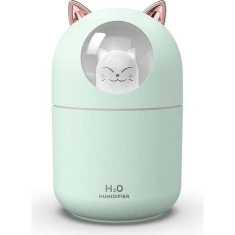 Ce mini humidificateur ultrasonique de 300 ml est doté d'une veilleuse, fonctionne silencieusement et convient au salon, à la chambre et au bureau. C'est un cadeau original pour les enfants, les amis 