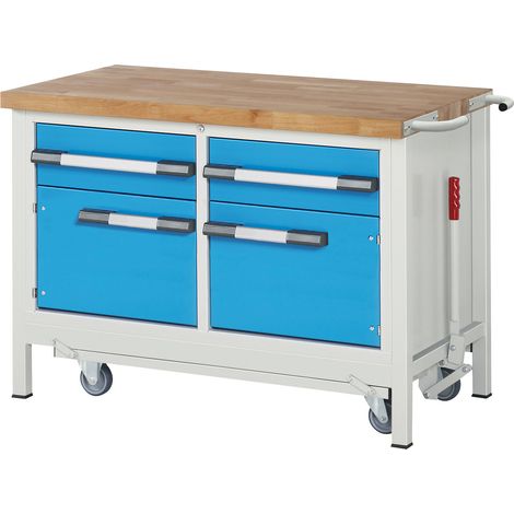 eurokraft pro, Établi mobile à châssis escamotable, sur (1/2)