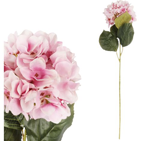 Ramo di ortensia artificiale, rosa, 90 cm (1/5)